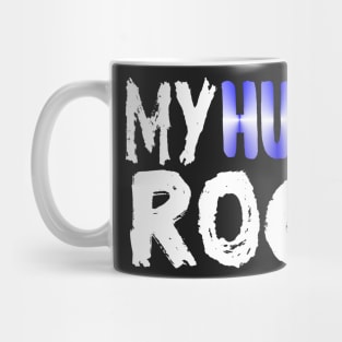 My Husband Rocks Nuptial Marriage Matrimony Couple Love Mug